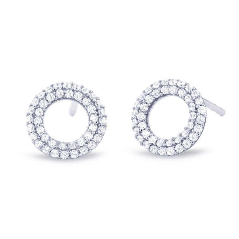 Matiné 18K Whitegold Studs w. 84 Diamonds