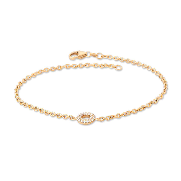 Matiné 18K Gold Bracelet w. 31 Diamonds