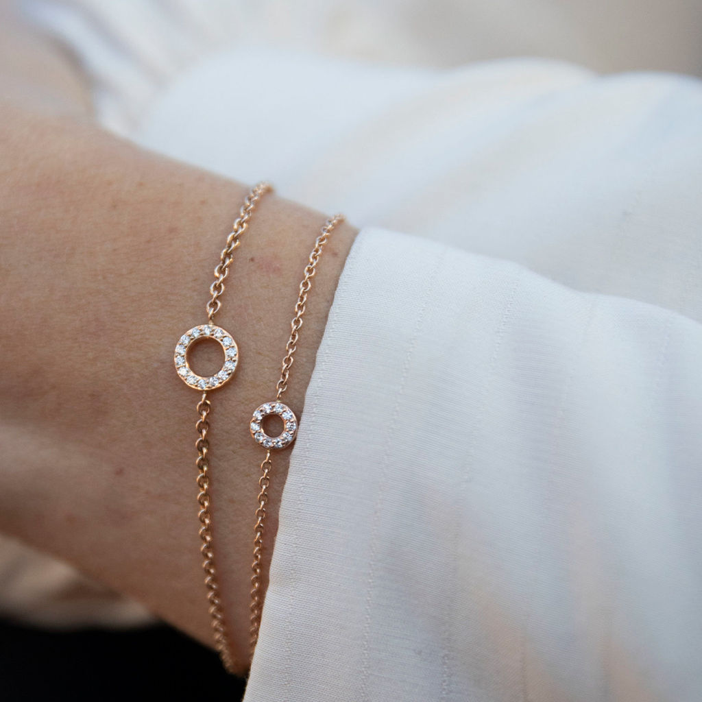 Matiné 18K Gold Bracelet w. 42 Diamonds