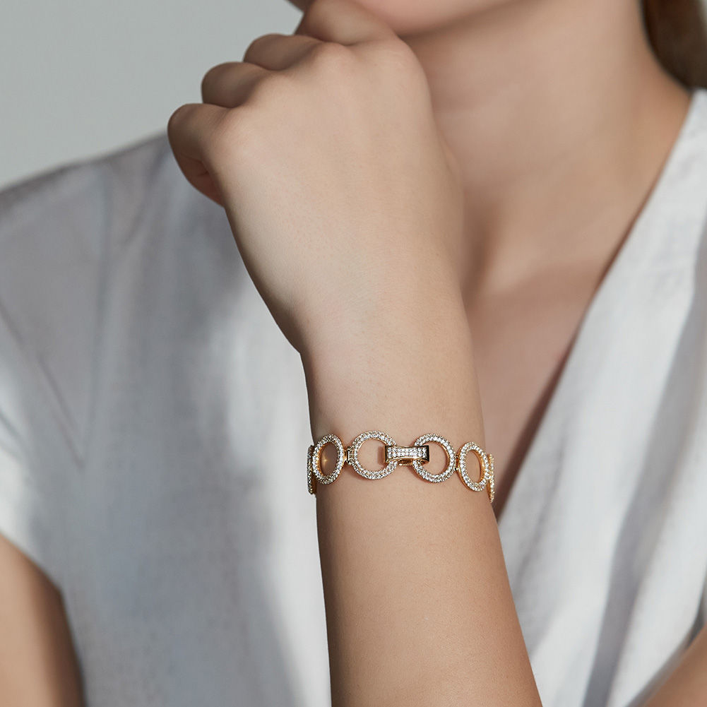 Matiné 18K Gold Bracelet w. 694 Diamonds