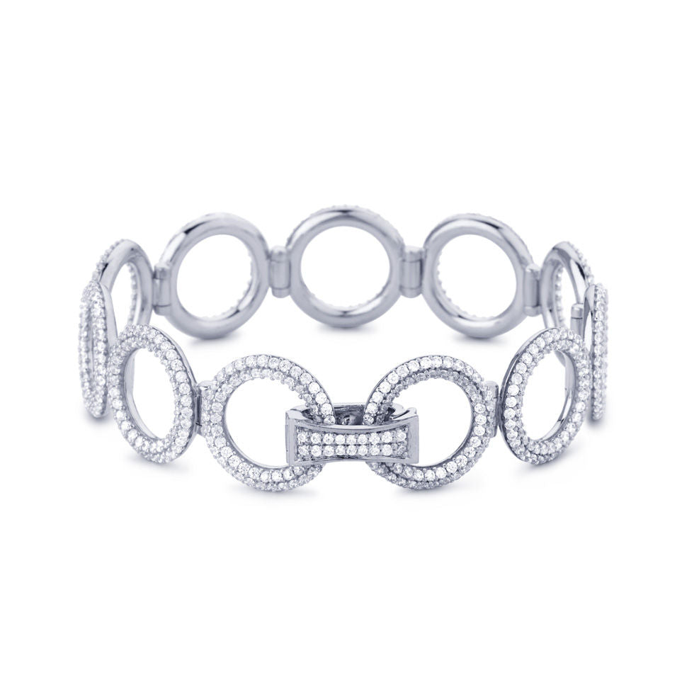 Matiné 18K Whitegold Bracelet w. 694 Diamonds