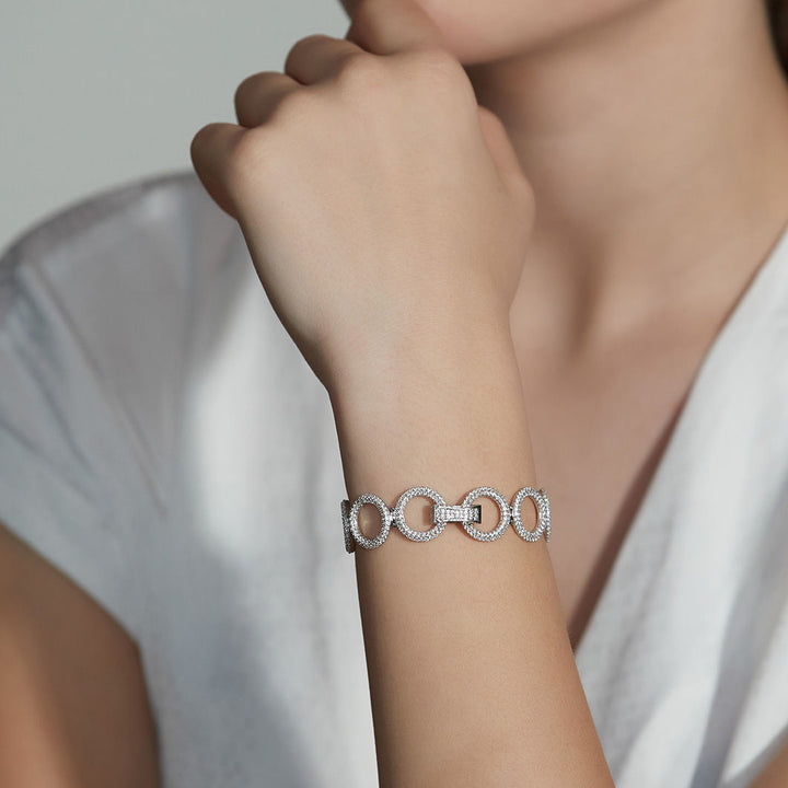 Matiné 18K Rosegold Bracelet w. 694 Diamonds