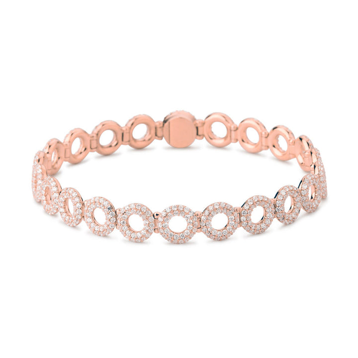 Matiné 18K Rosegold Bracelet w. 677 Diamonds