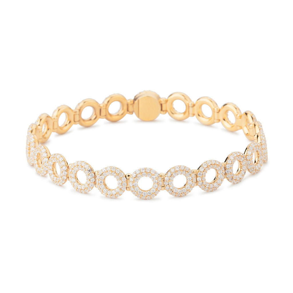 Matiné 18K Gold Bracelet w. 708 Diamonds