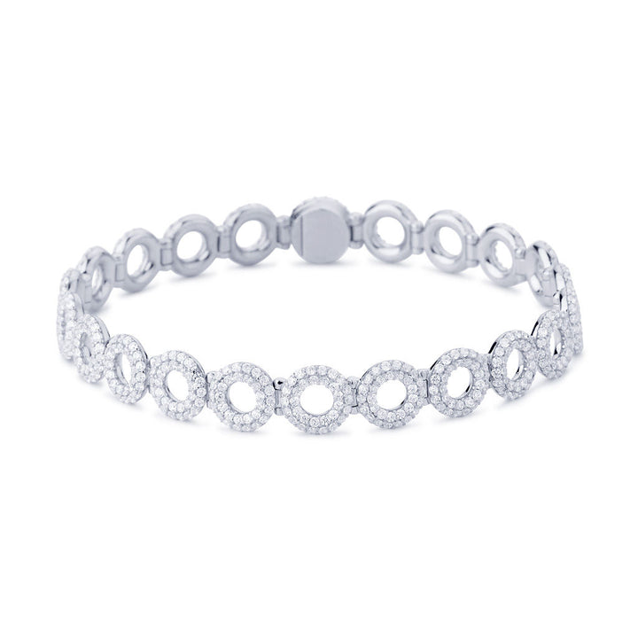 Matiné 18K Whitegold Bracelet w. 708 Diamonds