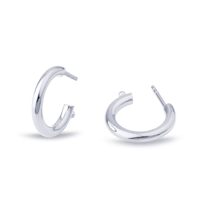 Matiné 18K Whitegold Hoops