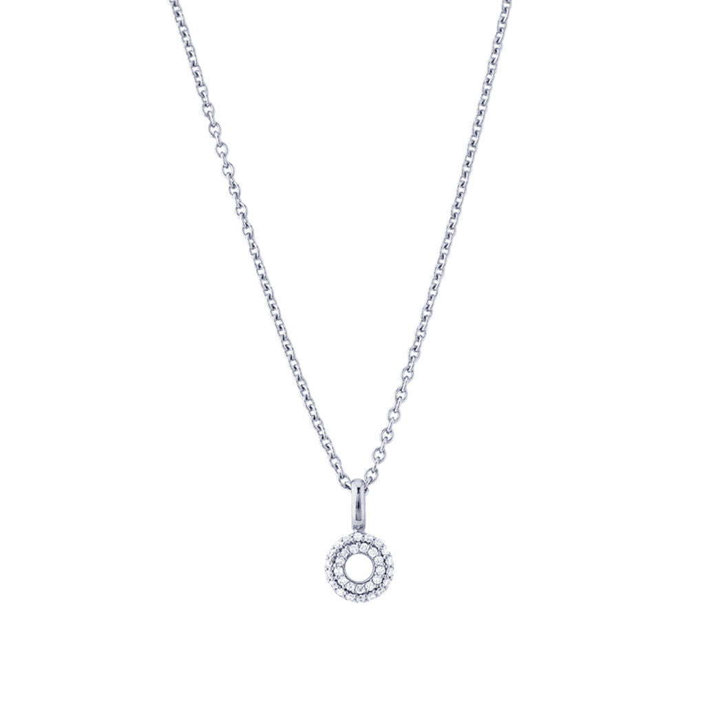 Matiné 18K Whitegold Pendant w. 31 Diamonds