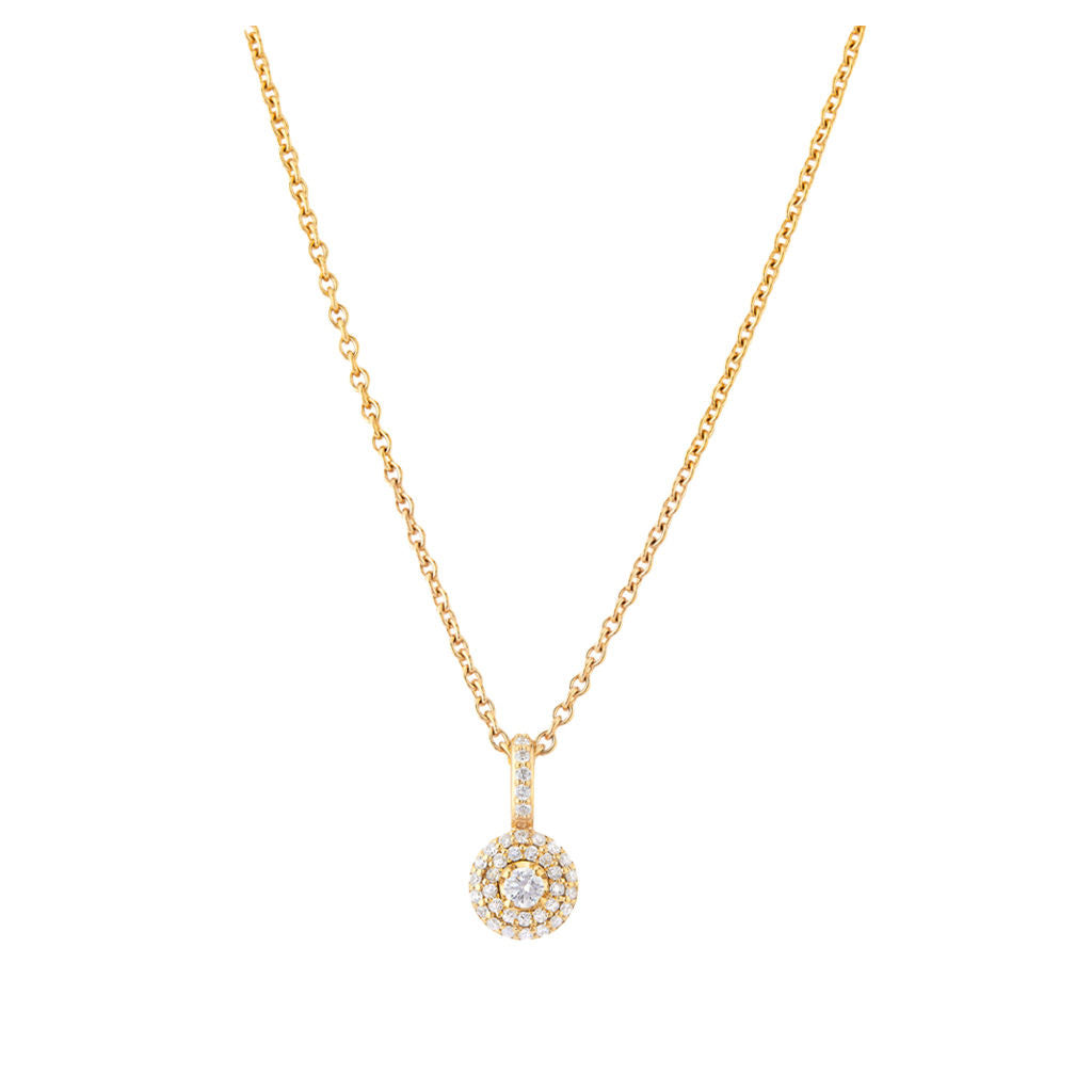 Matiné Anhänger aus 18K Gelbgold mit 37 Diamanten