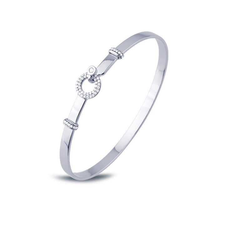 Matiné 18K Whitegold Bangle w. 59 Diamonds