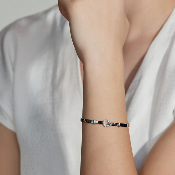 Matiné 18K Rosegold Bangle w. 59 Diamonds