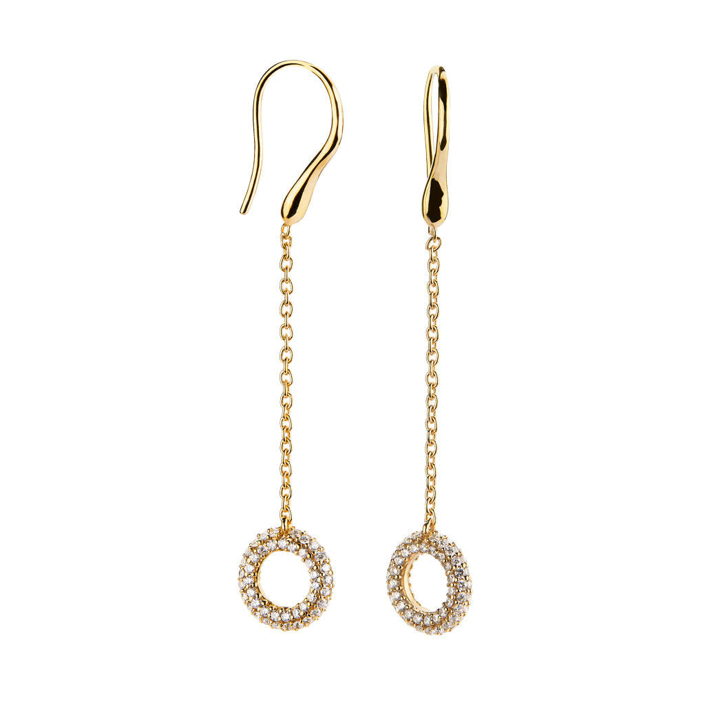 Matiné 18K Gold Ear Hanger w. 172 Diamonds