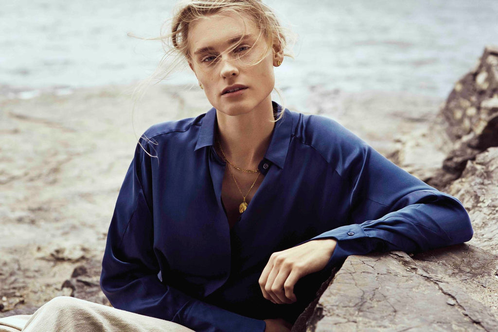 Flat Figaro Gold Plated Necklace