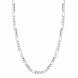 Flat Figaro Silver Necklace