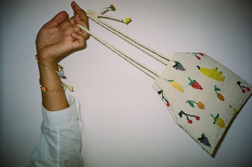 Orange and Lemon Bracelet Gold Plated, Orange and Yellow Beads