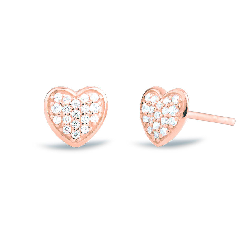 Prima Donna 18K Rosegold Studs w. 36 Diamonds