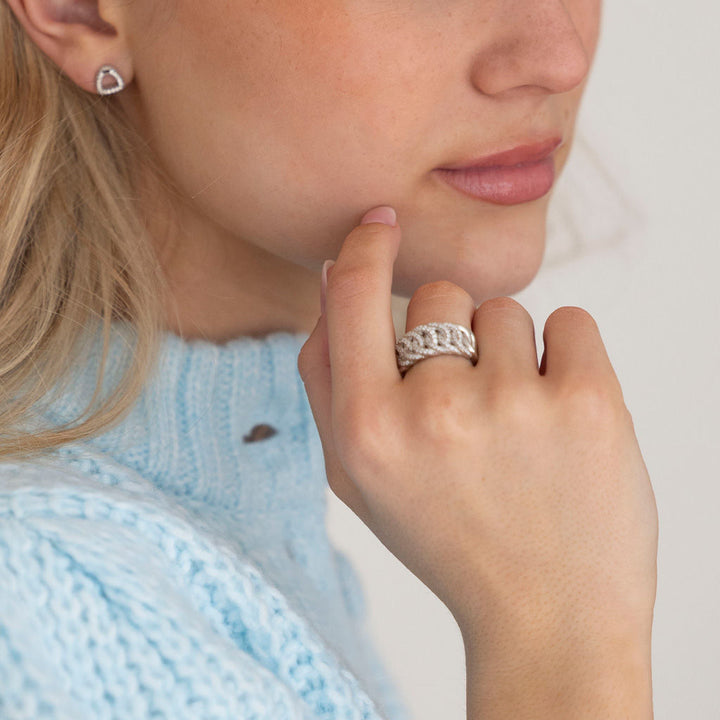 Sitana 18K Whitegold Ring w. 86 Diamonds