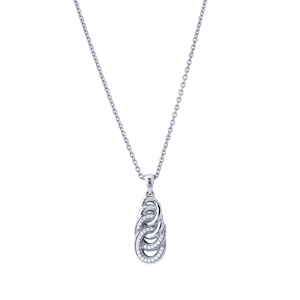 Sitana Anhänger aus 18K Weißgold mit 31 Diamanten