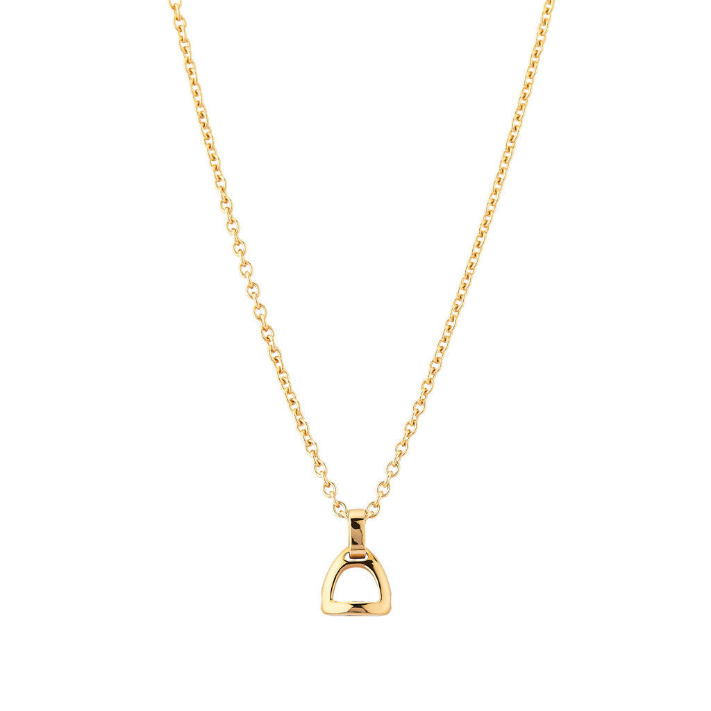 Fiontini Anhänger aus 18K Gelbgold mit 2 Diamanten