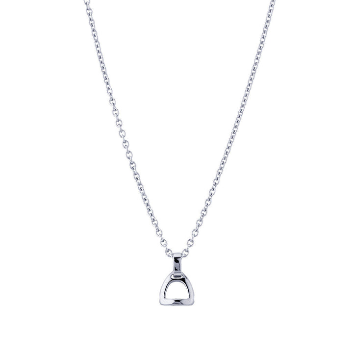 Fiontini 18K Whitegold Pendant w. 2 Diamonds