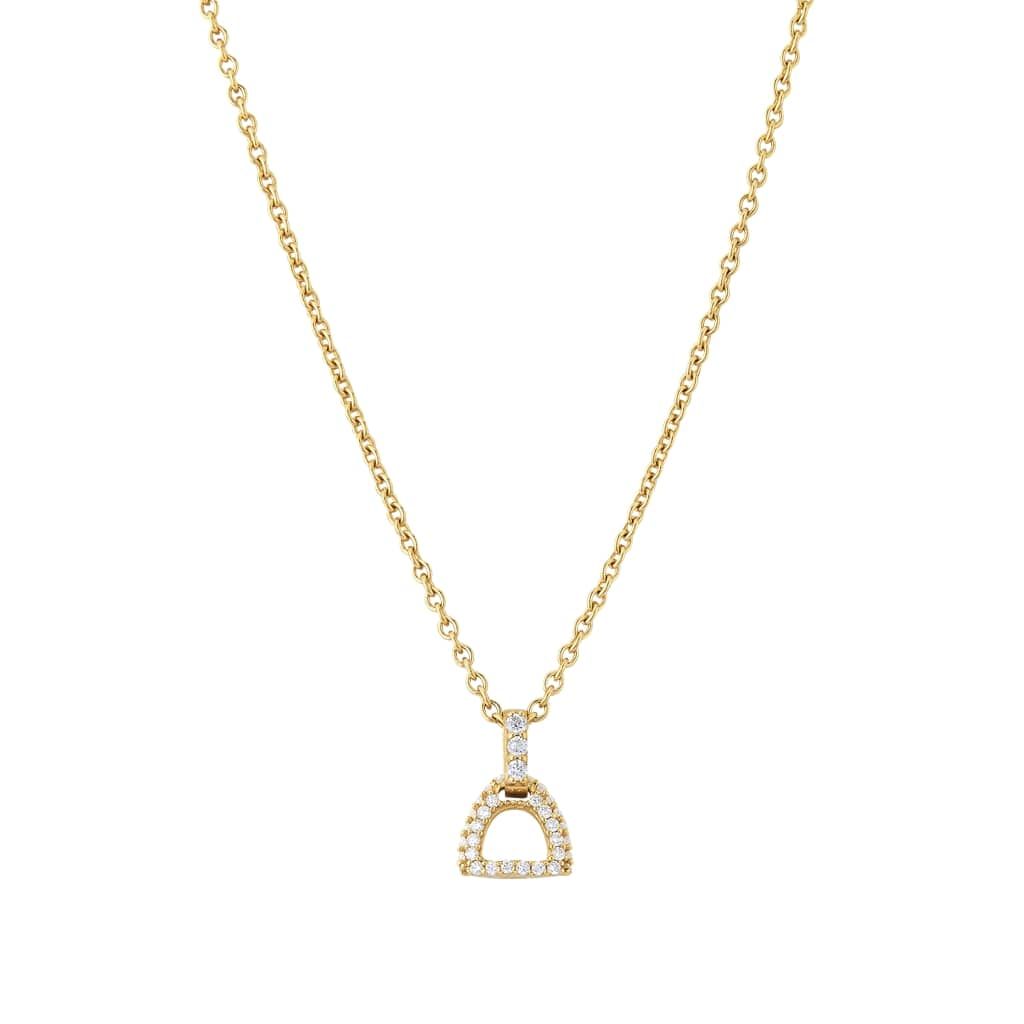 Fiontini 18K Gold Pendant w. 36 Diamonds