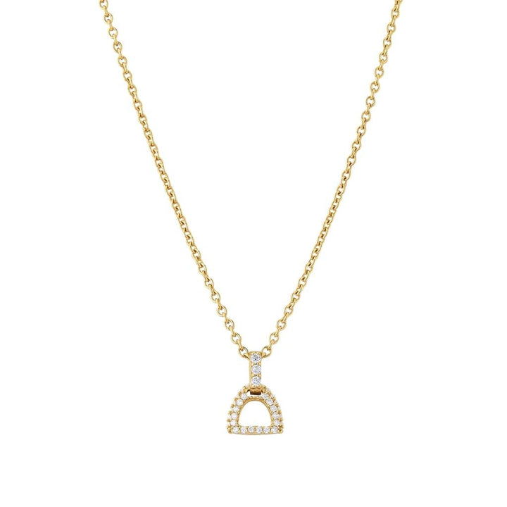 Fiontini 18K Gold Pendant w. 36 Diamonds