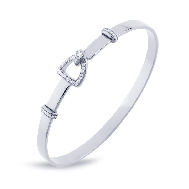 Fiontini 18K Whitegold Bangle w. 37 Diamonds