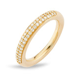 D'avie Ring aus 18K Gold mit 42 Diamanten