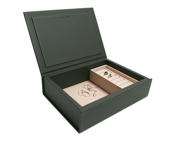 Forest Leather Jewellery Box, Large
