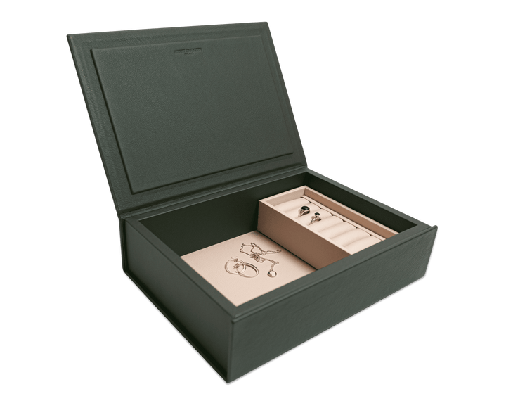 Forest Leather Jewelry Box, Large