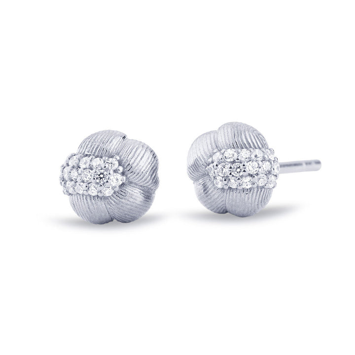 Savá 18K Whitegold Studs w. 32 Diamonds