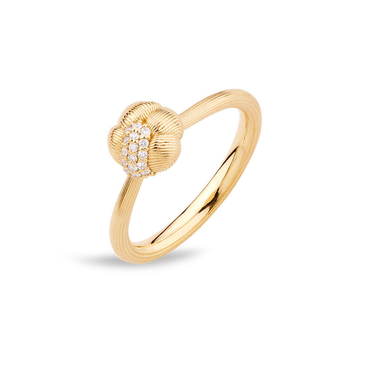 Savá Ring aus 18K Gold mit 19 Diamanten