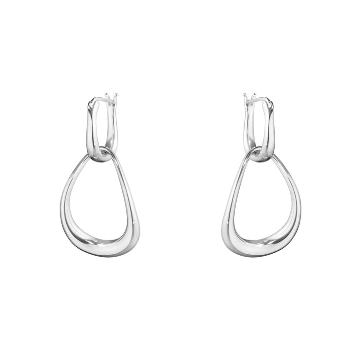 Offspring Interlocked Silver Earrings