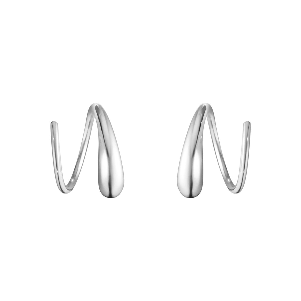 Mercy Swirl Silver Earrings