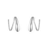 Mercy Swirl Silver Earrings