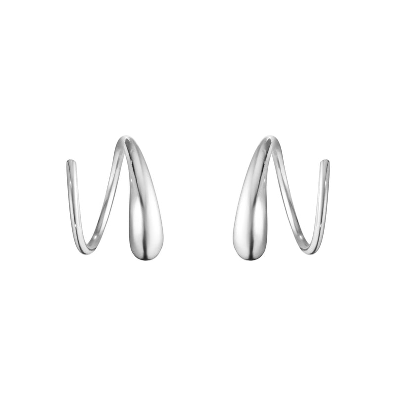 Mercy Swirl Silver Earrings