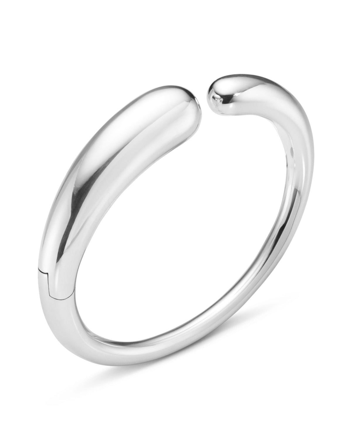 Mercy Hinged Silver Bangle