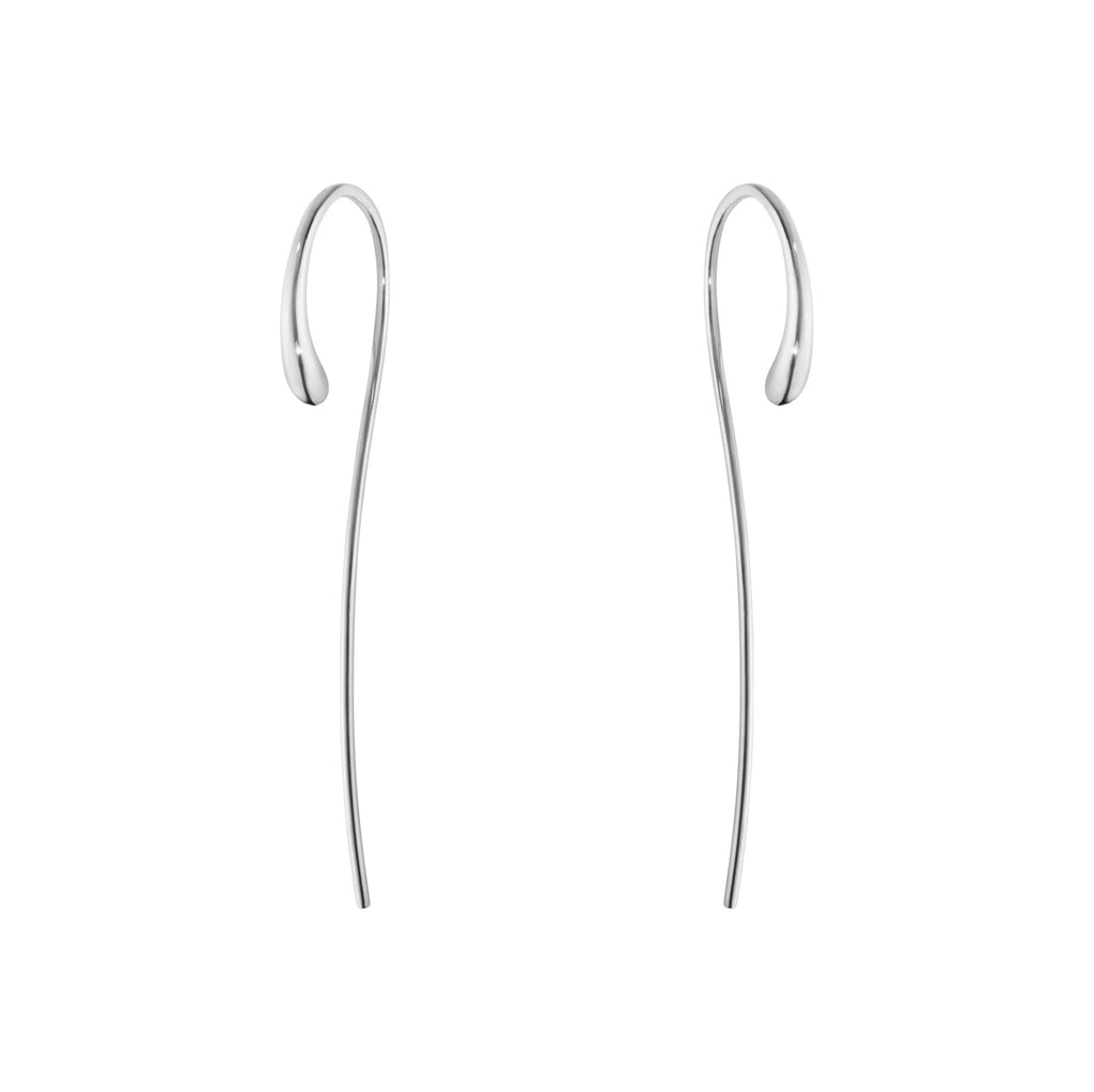 Mercy Silver Long Earrings