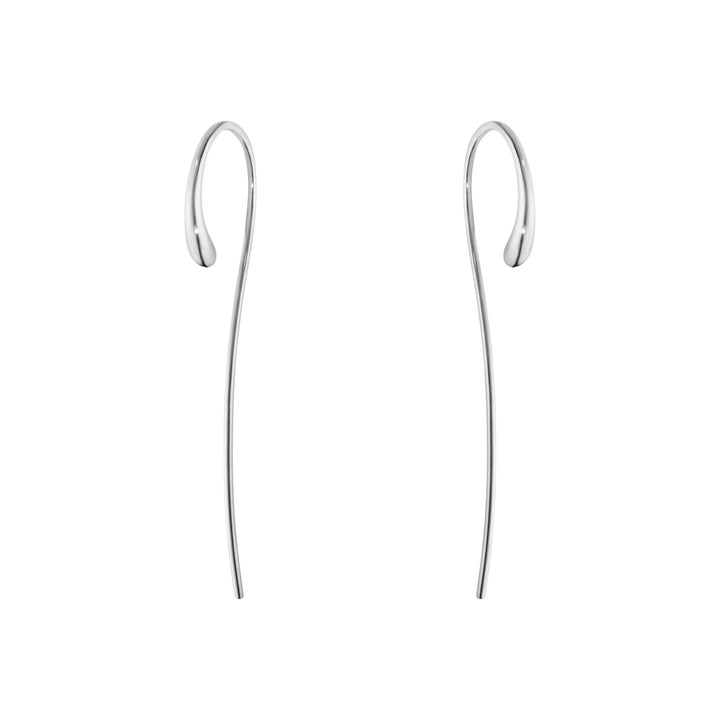 Mercy Silver Long Earrings