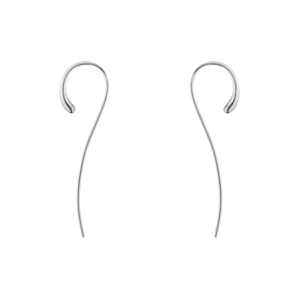 Mercy Silver Long Earrings