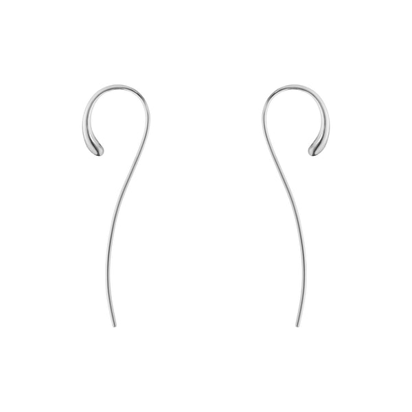 Mercy Silver Long Earrings