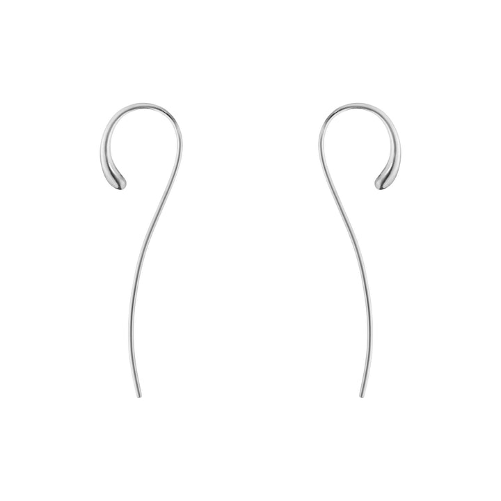 Mercy Silver Long Earrings