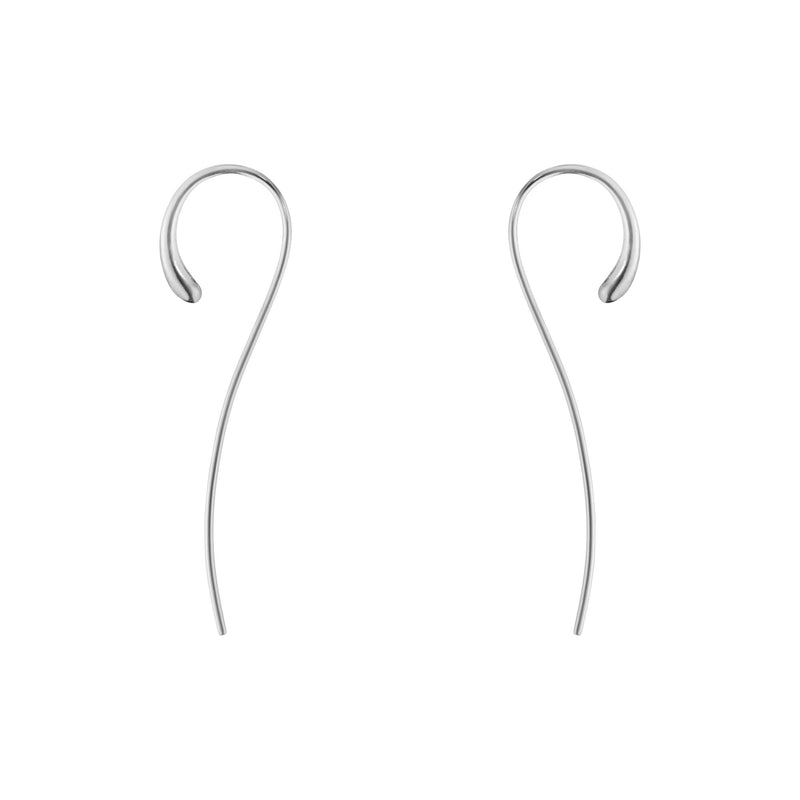 Mercy Silver Long Earrings