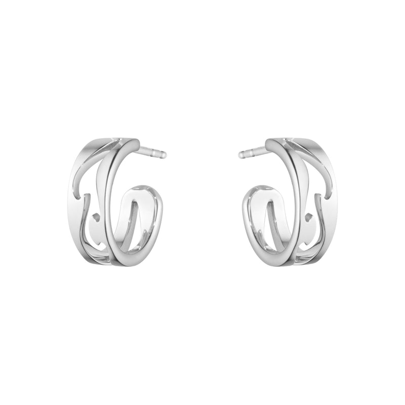 Fusion Open 18K Whitegold Earrings