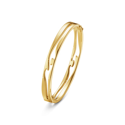 Georg Jensen Fusion 18K Gold Bangle The Jewellery Room