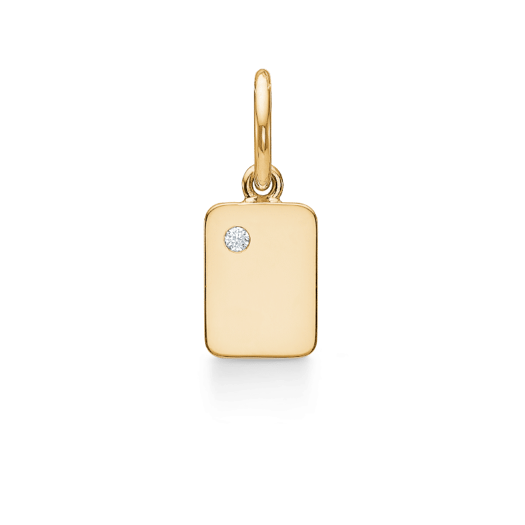 My Secret A 18K Gold Pendant w. Diamond
