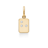 My Secret H 18K Gold Pendant w. Diamonds