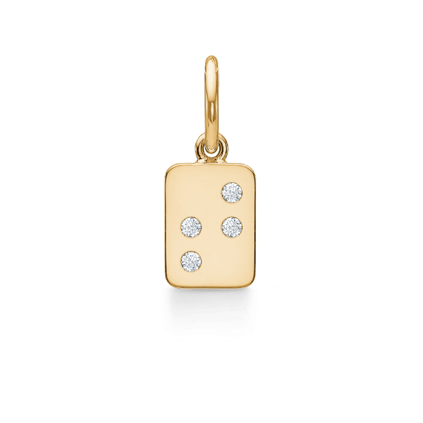My Secret T 18K Gold Pendant w. Diamonds