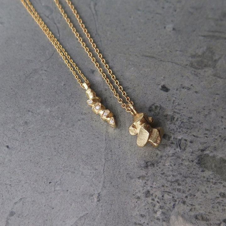 Chunky Nugget Pendant Gold