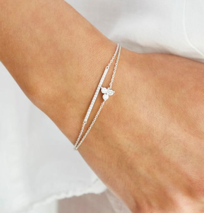 Fryd 18K Gold Bracelet w. Diamonds