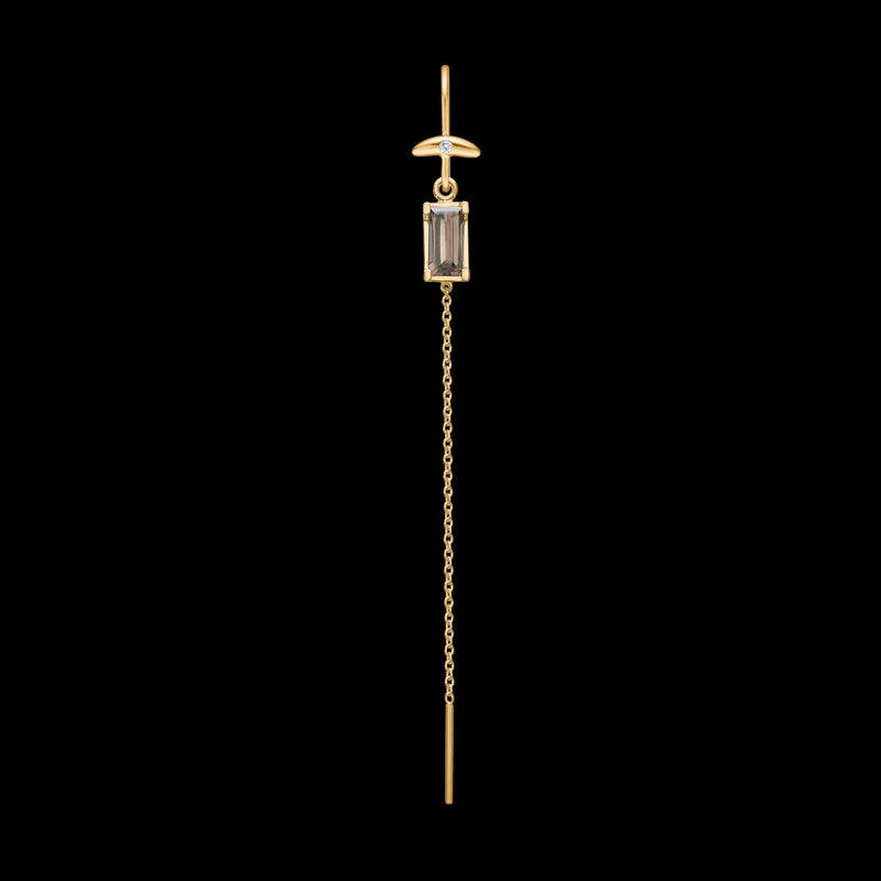 Nord 18K Gold Earring w. Diamond